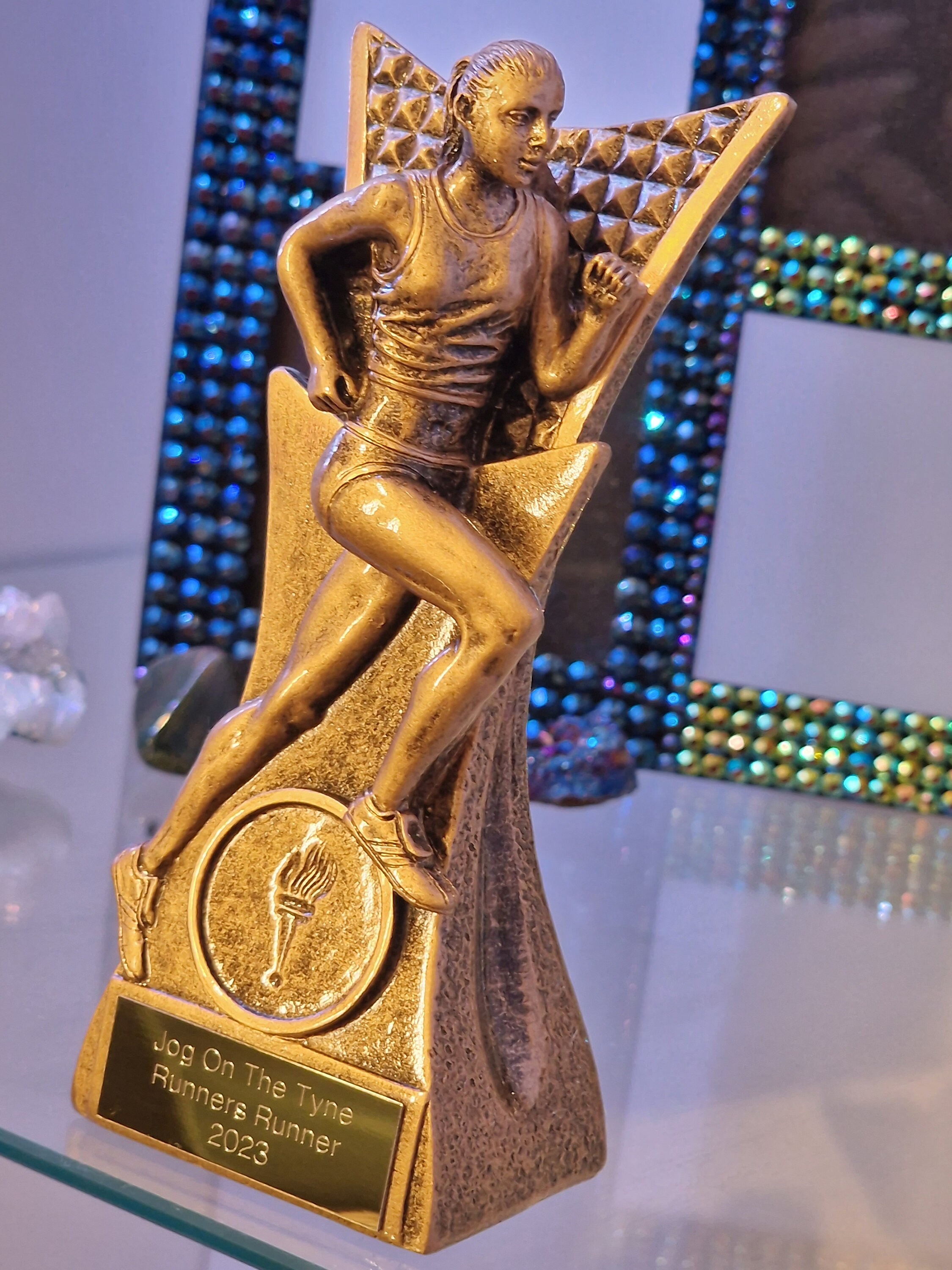 Trophy Inscriptions Running Running Female Award Trophy - Personalised Engraving - Customize Insert ...
