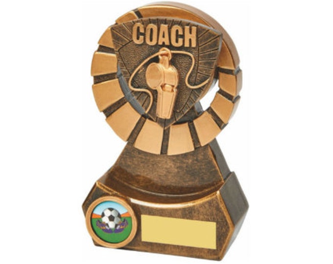 Gold Coach Award - Personalized Engraving - Custom Insert