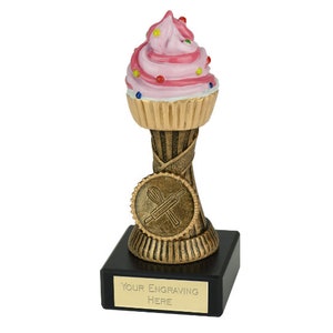 Nagroda Cupcake - Grawerowanie spersonalizowane - Wkładka niestandardowa