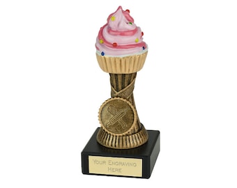 Cupcake Award - Personalized Engraving - Custom Insert