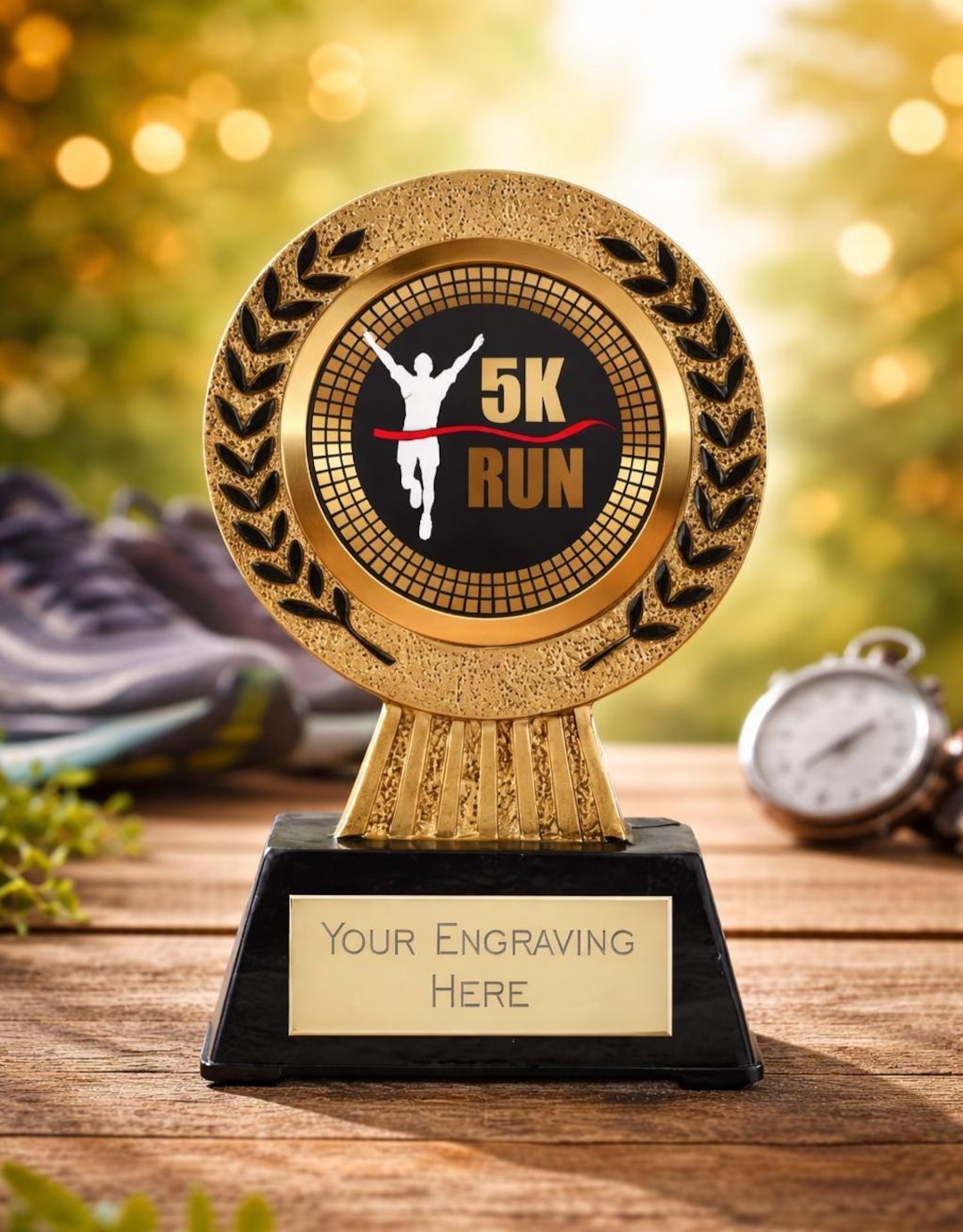 5K Running Award - Personalized Engraving - Etsy
