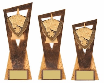 Poker Award Trophy - Personalized Engraving