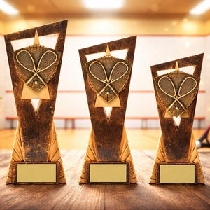 Squash Award Trophy - Personalized Engraving