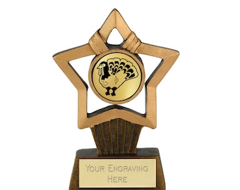 Trofeo del premio Booby Prize Turkey - Grabado personalizado