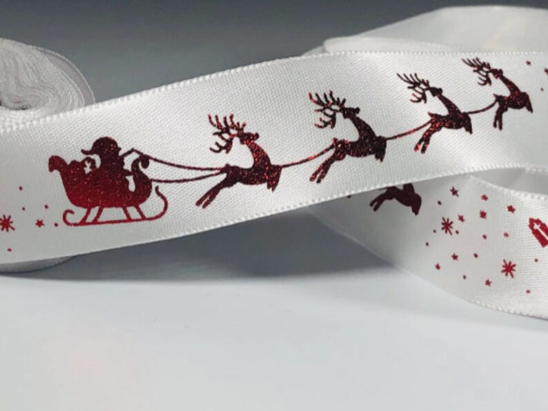 Christmas Ribbon Polyester - Christmas Decorations DIY Gift Pack Christmas Ribbon Polyester - Christmas Decorations DIY Gift Pack