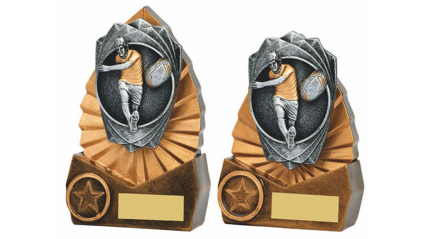 Rugby Rovigo Trofeo Rugby Wave Con Palla 3D - Incisione Gratuita