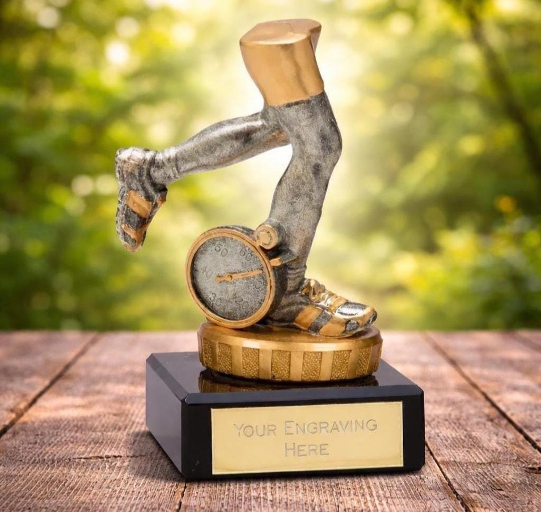 Trophy Inscriptions Running Running Award - Personalized Engraving - Etsy