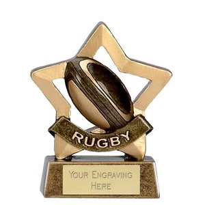 Mini Rugby Ball Award - Personalised Engraving