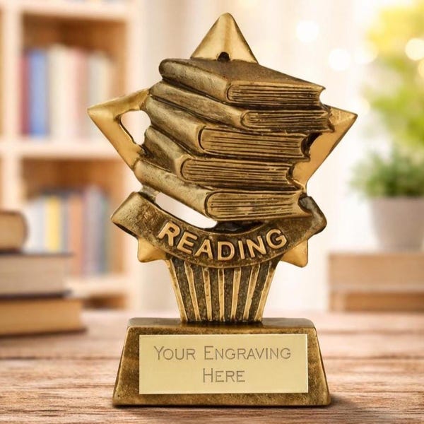 Reading Award 10cm (4") - Personalized Engraving