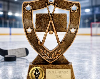 Trofeo de hockey - Grabado personalizado - Inserto personalizable