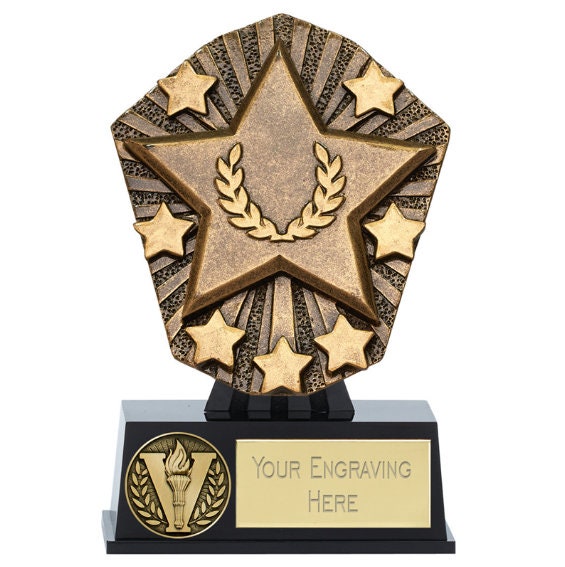 Trofeo Guide Star Per Ginnastica - Budget Star Con Incisione Gratuita - Trophies 4 Everything