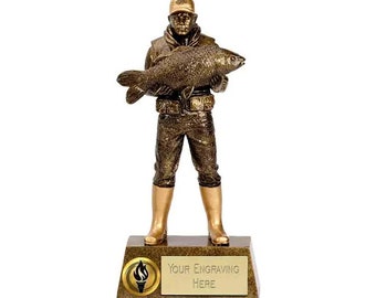 Fisherman Award Trophy Personalized Engraving Custom Insert -  Australia