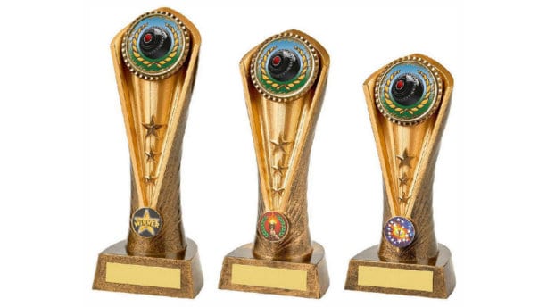 Lawn Bowls Trophy Award - Personalized Engraving - Custom Insert