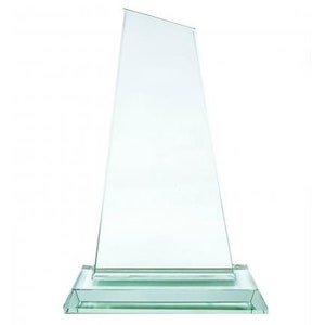 Glass Tower Award - Personalized Engraving - Gift Boxed