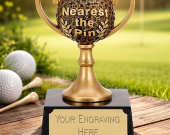 Trofeo de golf "Nearest The Pin" - Grabado personalizado