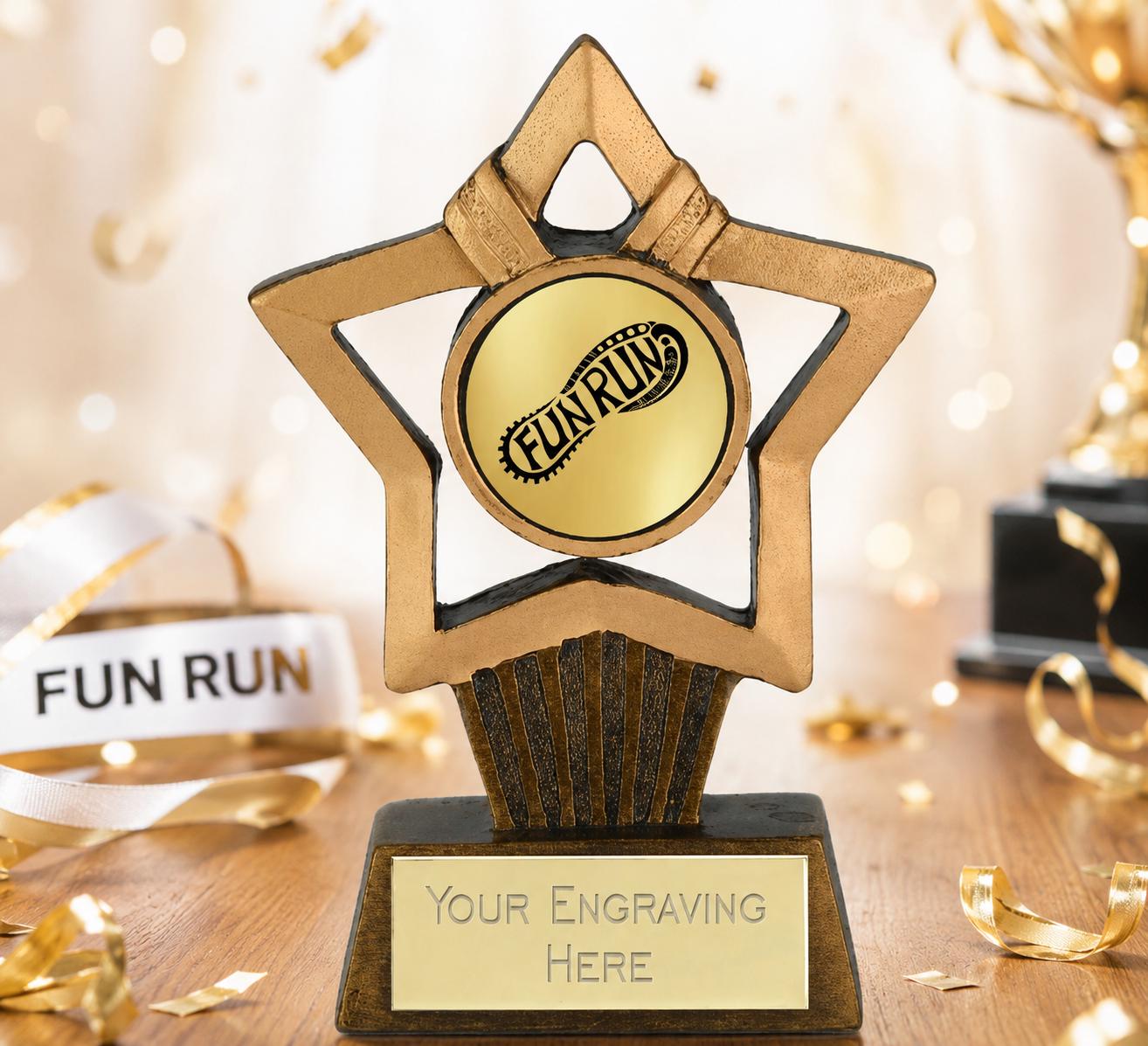 Fun Run Award Trophy - Personalized Engraving - Etsy