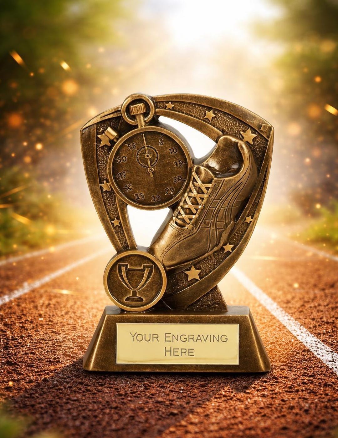 Running Award - Personalized Engraving - Customize Insert - Etsy
