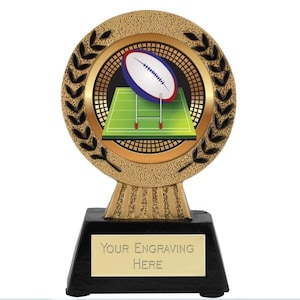 Rugby Ball Award - Personalized Engraving