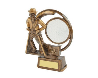 Golf the Bandit Award Trophy - Personalized Engraving