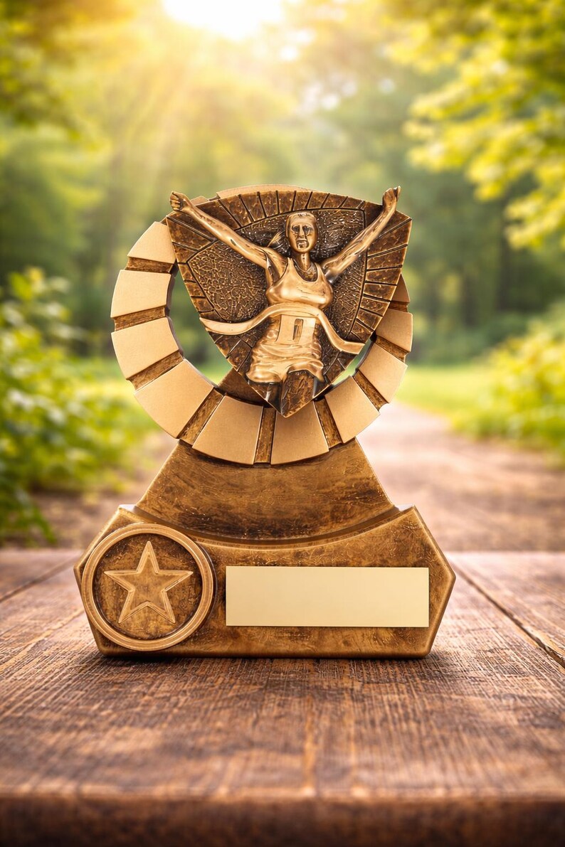 Trophy Inscriptions Running Running Female Award - Personalized Engraving - Custom Insert - Etsy