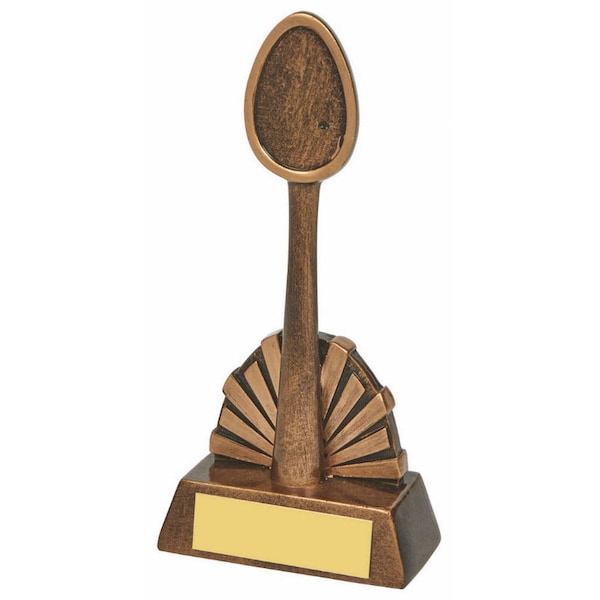 Wooden Spoon Award Trophy - Personalized Engraving