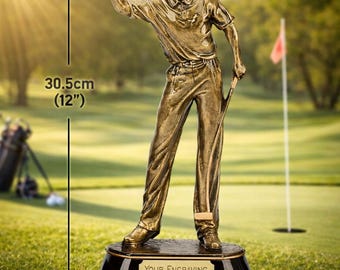 Golfer Male Award - Personalized Engraving
