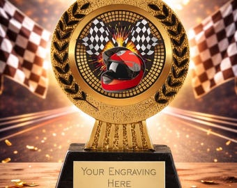 Motorsport Award Trophy - Personalized Engraving