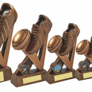 Rugby Boot & Ball Award - Personalized Engraving - Custom Insert