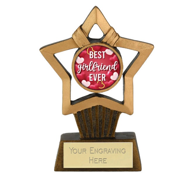 Recognition Star Trophy, Best Boss, Award Trophy, 7.5 - Martinique