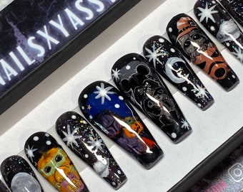 Darth Vader Nails | Etsy