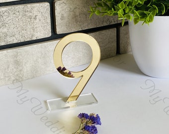 Table gold acrylic numbers wedding gold mirror table numbers table decoration for wedding gold wedding number table numbers for wedding