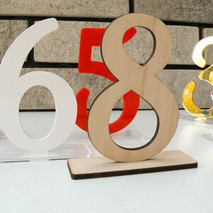 Wedding table numbers, silver, gold, rose gold, personalized wedding table numbers, cute table numbers wedding table decor, custom designed