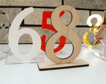 Wedding table numbers, silver, gold, rose gold, personalized wedding table numbers, cute table numbers wedding table decor, custom designed