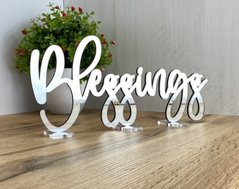 Free standing name sign, standing name for table decoration name sign for table, freestanding letters, name sign with stand, name sign stand