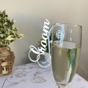 Wine glass charms wedding wine glass charms tags for drinks cocktail drink markers laser cut place cards hanging drink name tags for glasses