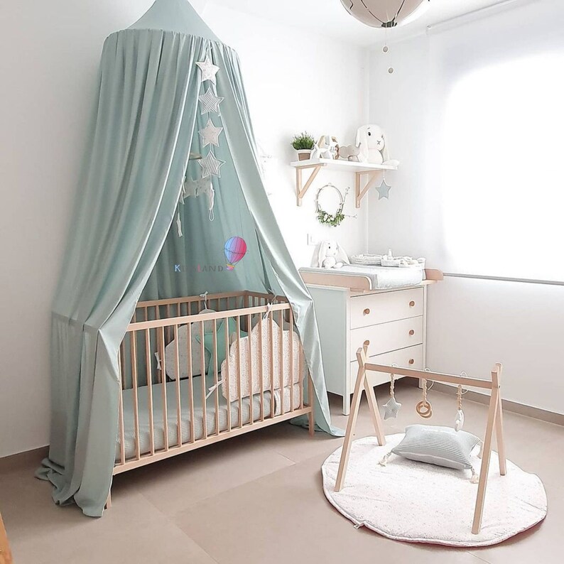 Kids Bed Canopy Brown Baby Crib Canopy Baby Crib Canopy for Etsy
