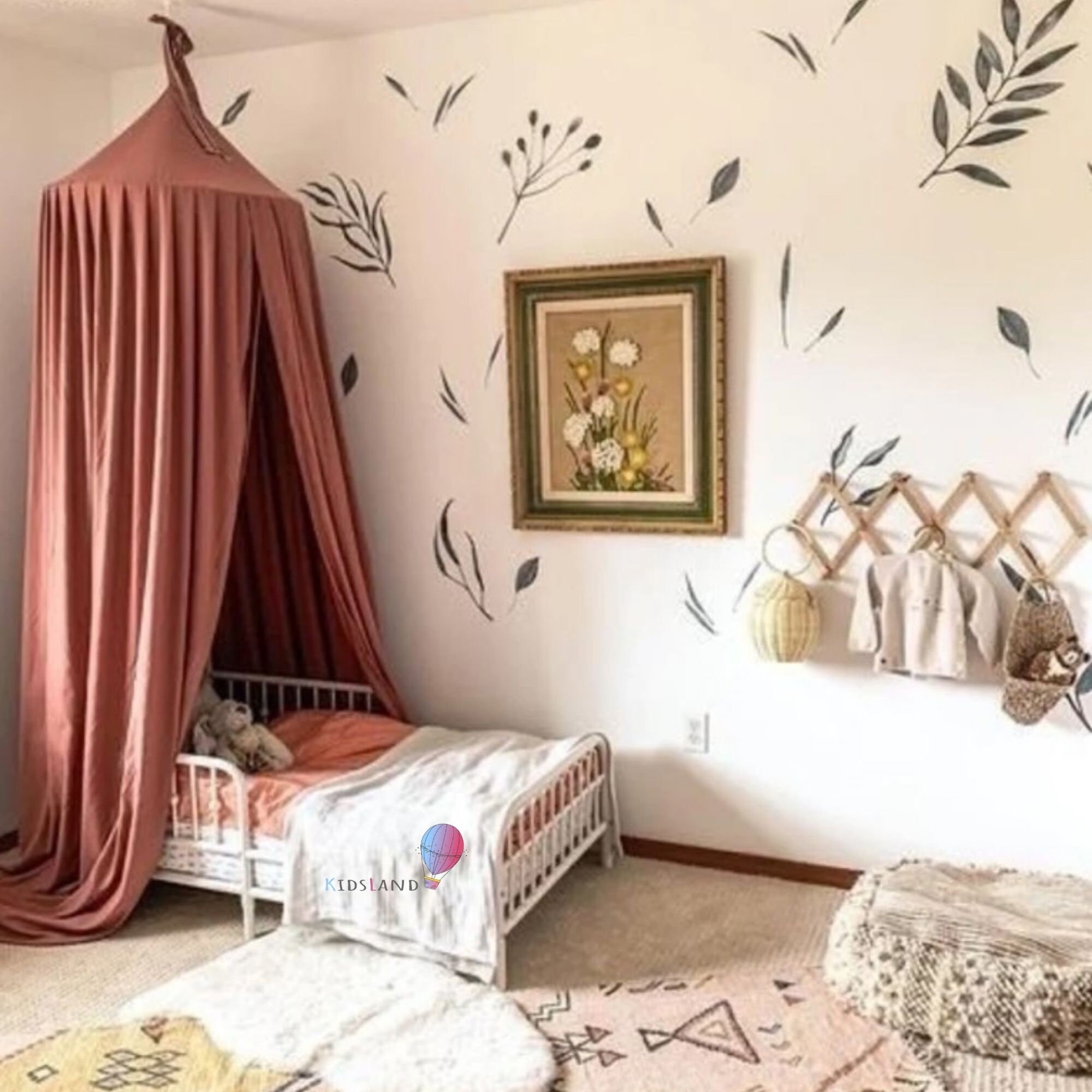 Baby Crib Canopy for Bed SEAFOAM GREEN baby Girl Room Decor Etsy