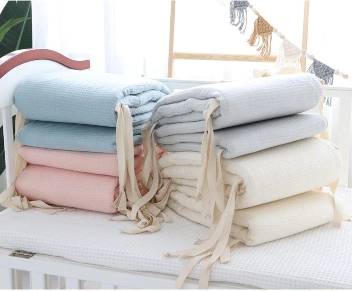 Cot Bumpers Soft Cotton Bumper for Baby Crib Crib Bumper Etsy