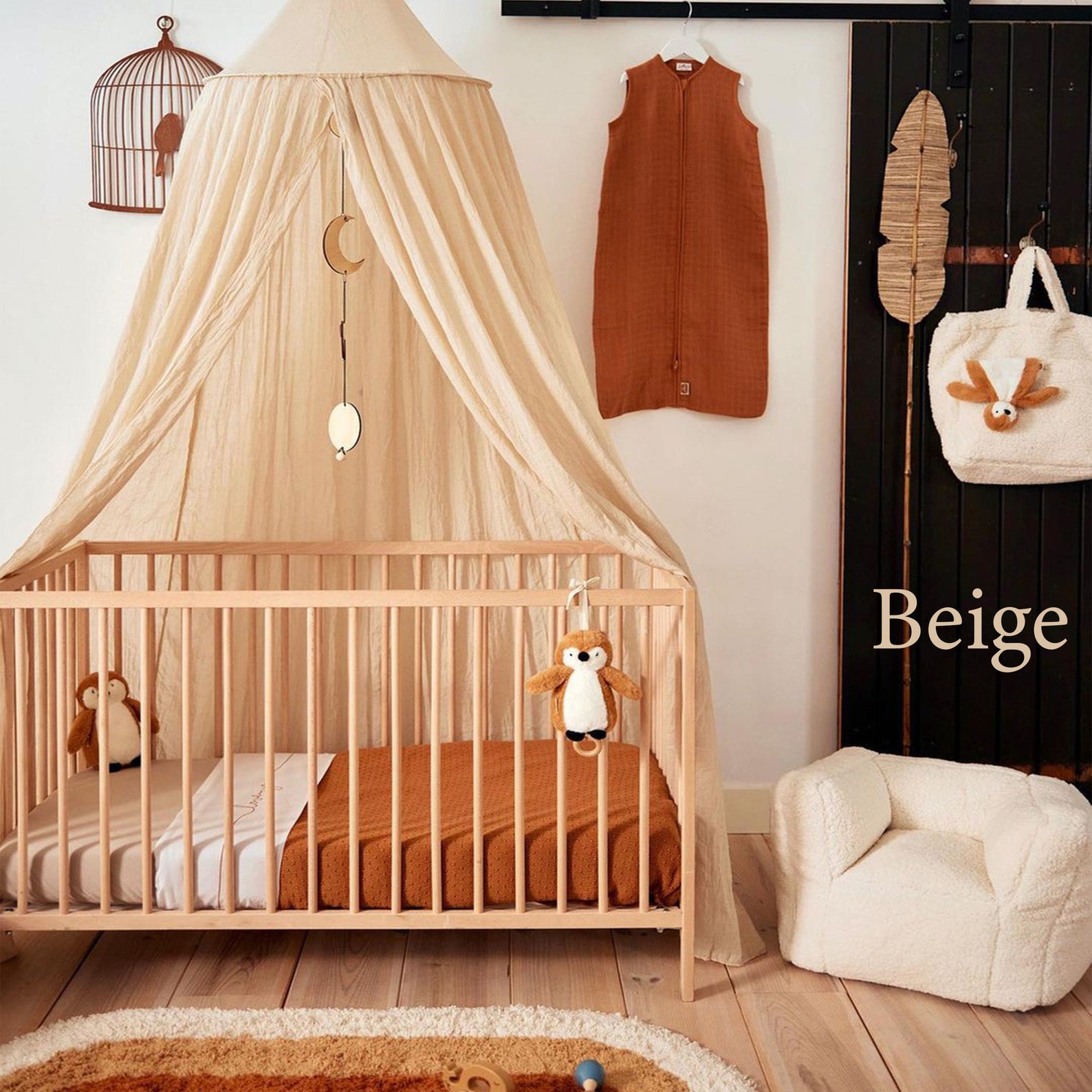 Cotton Baby Crib Canopy Baby Crib Canopy For Girl Room Etsy