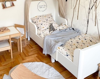 scandi cot bedding