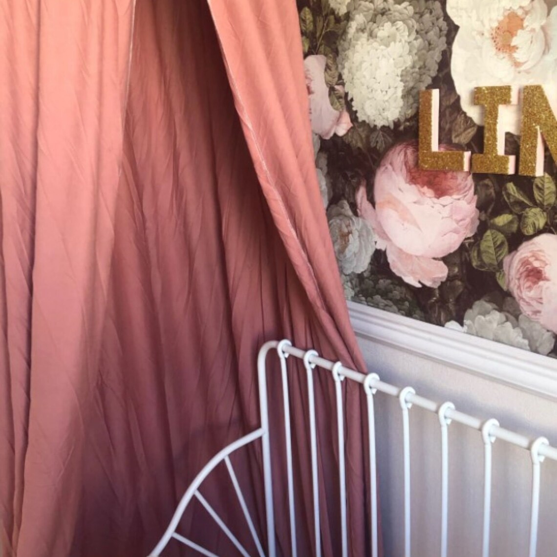 Baby Crib Canopy for Bed SEAFOAM GREEN baby Girl Room Decor Etsy