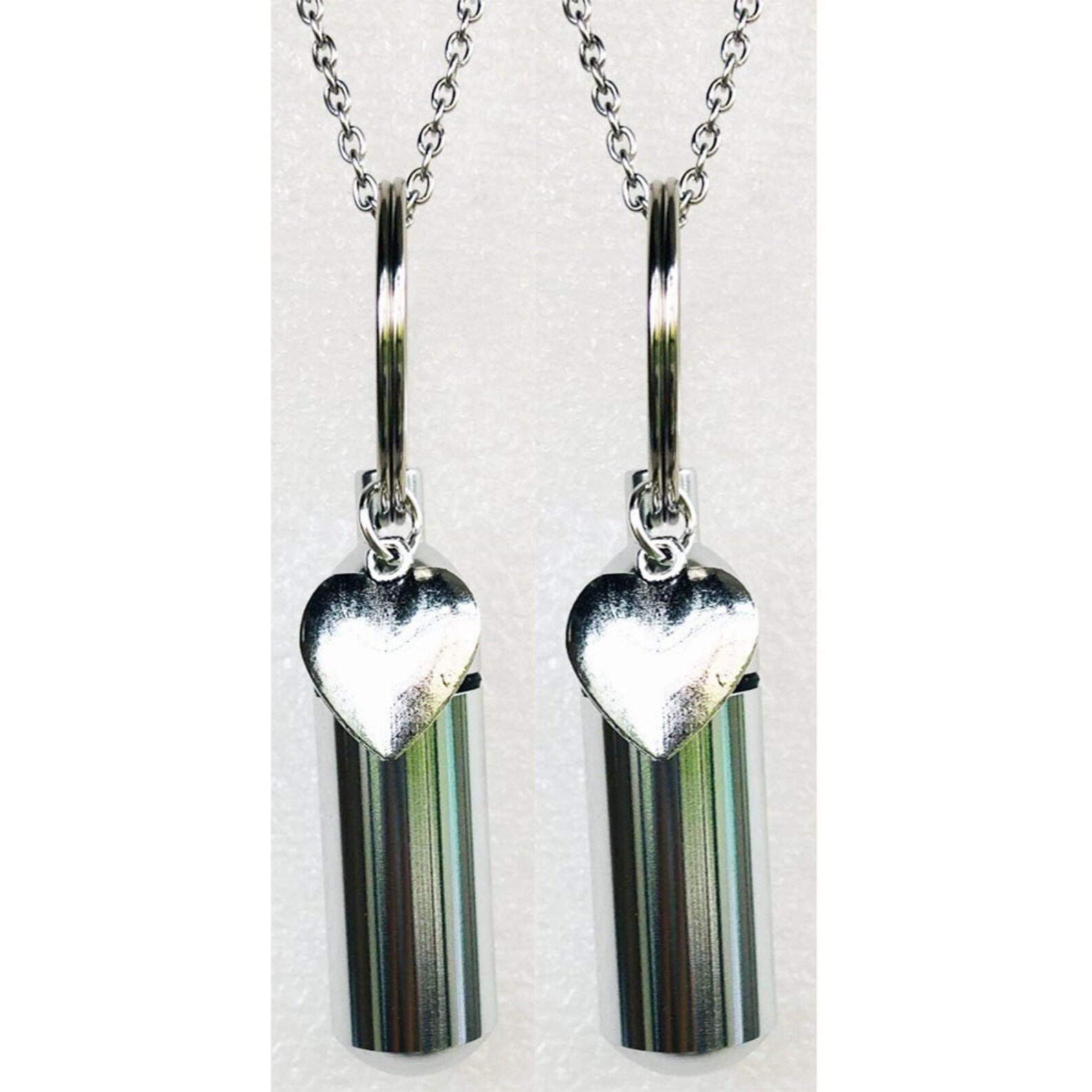 Special Polished Silver two CREMATION URNS Necklaces with Etsy