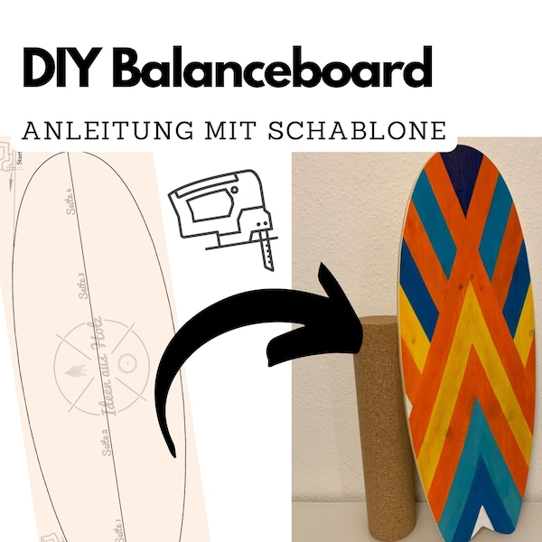 DIY Balanceboard - Instructies Balanceboard, Digitaal, Doe het zelf - Downloaden