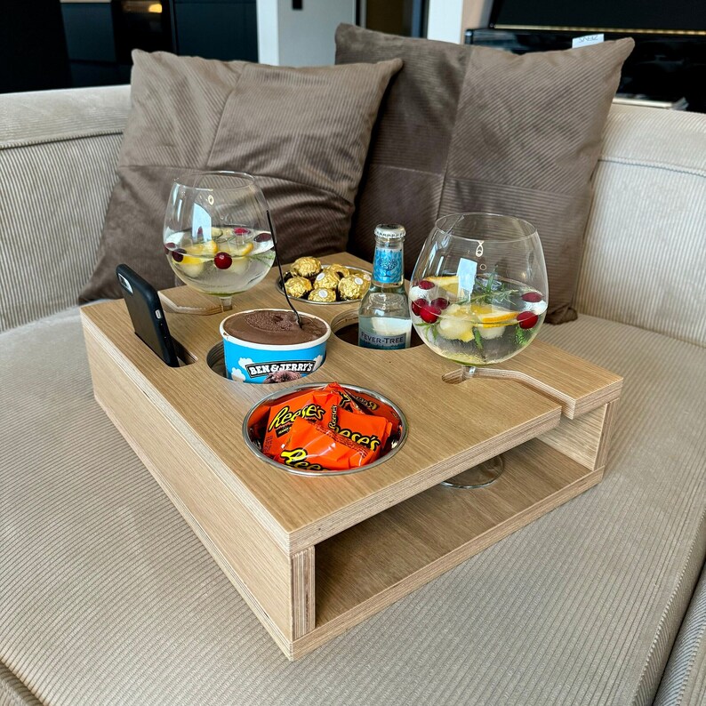 Fars dag-snackbar - Personlig snackbarpresent till brudparet, fars dag-present till maken, soffbar, inflyttningspresent bild 2
