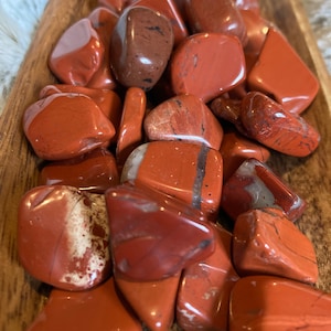Red Jasper Tumbled Stone * Red Jasper * Tumbled Stones * Crystals * Witchcraft * Tumbled Crystals * Wiccan * Pagan * Witch