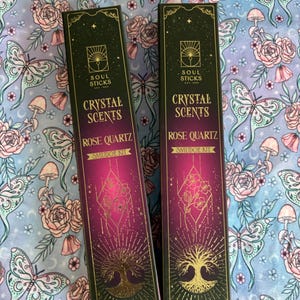 Rose Quartz, Housewarming Witchcraft Crystal Smudge Kit, Cleansing Kit For Wiccans, Ritual Supplies, Perfect For Pagans, For Beginners, Kit