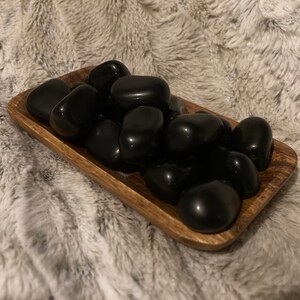 Black Tourmaline Tumbled Stone *  Black Tourmaline * Tumbled Stones * Crystals * Witchcraft * Tumbled Crystals * Wiccan * Pagan * Witch
