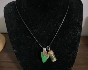 Lucky charm Good Luck Spell Necklace Rose Gold