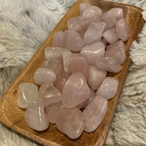 Rose Quartz Tumbled Stone * Rose Quartz * Tumbled Stones * Crystals * Witchcraft * Tumbled Crystals * Wiccan * Pagan * Witch