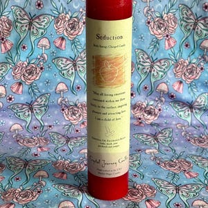 Seduction Ritual Candle, Seduction Spell Candle, Love Spell Candle, Lust Spell Candle, Spell Candles, Wiccan, Witchcraft